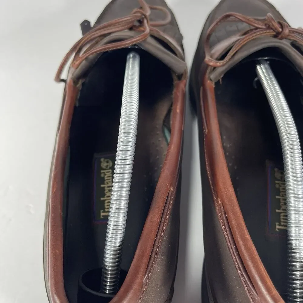 Timberland Men's 13 M Vintage Kiltie Tassel Loafers Boat Shoes Brown Vibram Sole